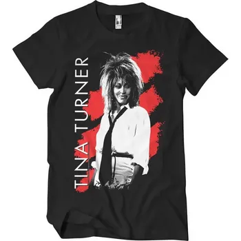 Tina Turner Tie Black M Tričko