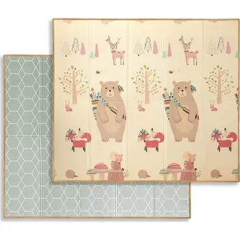 Hrací deka Milly Mally Play Woods T1 177 x 197 cm pěnová podložka