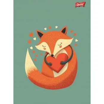 Sešit Sešit A5 s mřížkou Unipap HEART SECE, 32 listů