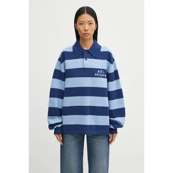 Pánský svetr Svetr s příměsí vlny Axel Arigato Frey Polo, S, modrá, 55X