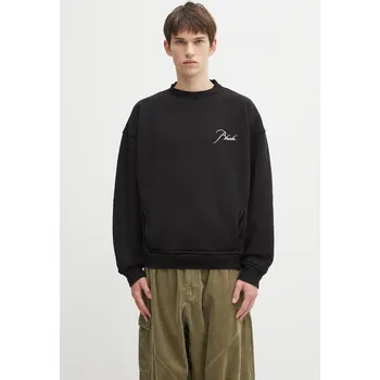 Dámská mikina Bavlněná mikina RHUDE Classique, L, černá, 99X