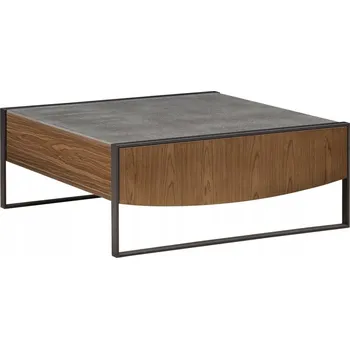 Konferenční stolek Konferenční stolek Euro-Home čtvercový 100 x 100 x 40 cm dub ořech