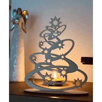 Vánoční dekorace N-Laser | Skládací vánoční stromeček TYP12