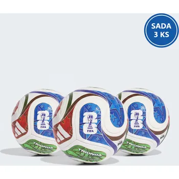 Fotbalový míč Adidas 3 kusy míče FIFA World Cup 26™ Trionda Pro Velikost: 5 Barva: Bílá