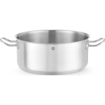 Hendi Nízká nádoba na dušení - bez víka, HENDI, Kitchen Line, 7,3L, ?280x(H)120mm