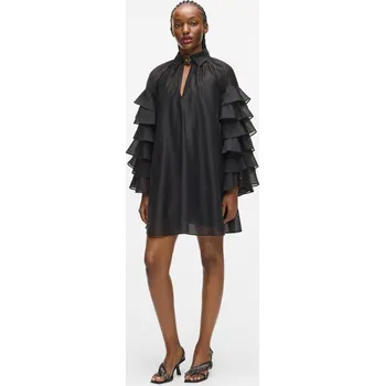 Dámské oblečení ŠATY KARL LAGERFELD FASHION BOHEME DRESS BLACK