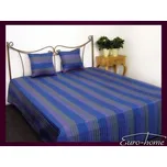 Modro-fialový přehoz na postel 230x255 Juno