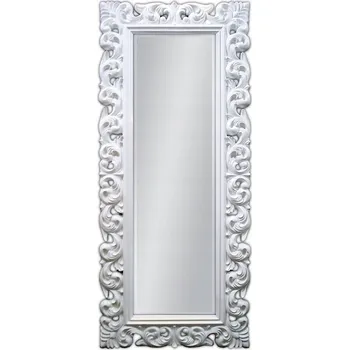 Zrcadlo Zrcadlo v bílém rámu 80x190 cm PU049PD