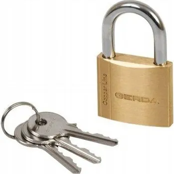 Visací zámek Gerda 2 visací zámky na 1 klíč, systém jednoho klíče, velikost 60