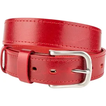 Opasek Kožedělník Mia opasek - červený Vyberte délku vašeho pasu: M - dírky na obvod 77 - 92 cm, celý opasek včetně spony dlouhý cca 104 cm (0 Kč) Dámský opasek do jeansů