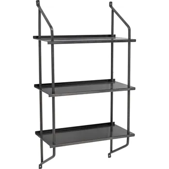 Bloomingville, Nástěnná police Sindre 90 cm černá - Formadore