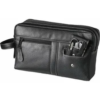 Kosmetická taška Hans Kniebes kožená toaletní taška 7656