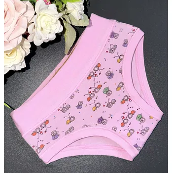 Dívčí spodní prádlo Dětské kalhotky Emy Bimba B2954 pink 11/12 (Velikost 140)