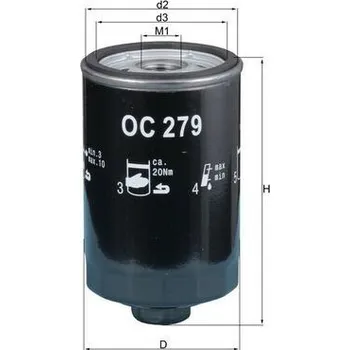 Olejový filtr Olejový filtr MAHLE OC 279