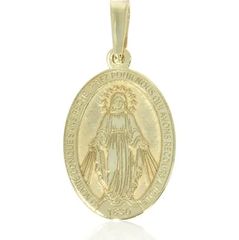 Přívěsek Zlatnictví Helios Zlatý přívěsek Panna Marie Žluté zlato