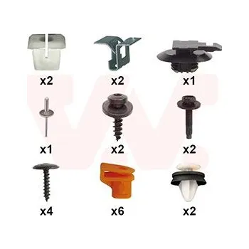 Nárazník Montážní sada, nárazník VAN WEZEL 0993793