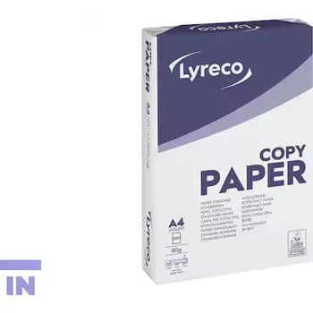 Kancelářský papír Lyreco Kopírovací papír Lyreco, A4, 80 g/m², bílý, 5 x 500 listů