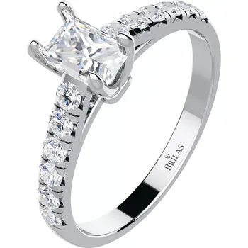 Šperk Stelo W Briliant - zásnubní prsten z bílého zlata s brilianty