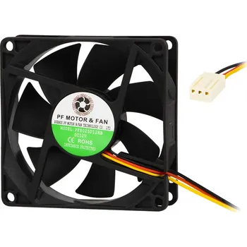 PC ventilátor JING DA FAN Ventilátor do PC 80x25 12V 8025D12 s kuličkovým ložiskem