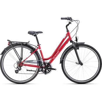 Městské kolo CTM FLORENCE matná bordová 2026 Velikost rámu: 17" (430)