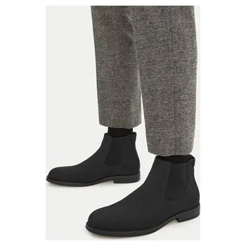 Pracovní oblečení Kotníková obuv s elastickým prvkem Lanetti MYL8517-1 Černá 40