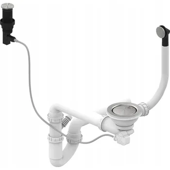 Sifon Dřezový sifon s automatickou zátkou „KLIK-KLAK“