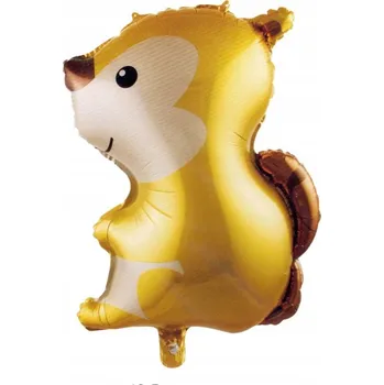 Balónek Velký fóliový balónek VEVERKA 48x67 cm narozeniny