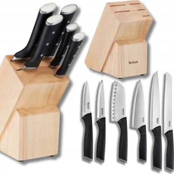 Kuchyňský nůž Sada nožů v bloku Tefal Ice Force 5 ks