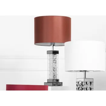 Lampička Zrcadlová lampa s krystaly 13x13x46 15JS0009