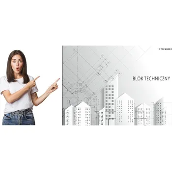 Technický blok A4, 10 listů, 140g, TOP 2000, bílý