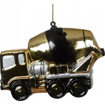 Vánoční dekorace VÁNOČNÍ KOULE SKLENĚNÁ MÍCHAČKA 12x4,7x8,7 cm