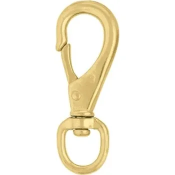 #251 Karabina Mosaz Velikost: 5/8" (16 mm), délka karabiny 85 mm