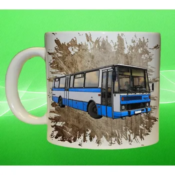 hrnek s autobusem KAROSA C 734 hnědý 450 ml