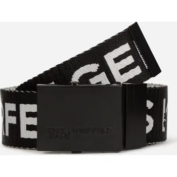Módní doplněk OPASEK KARL LAGERFELD JEANS KLJ REVERSIBLE WEBBING BELT WHITE