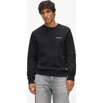 Pánská mikina MIKINA KARL LAGERFELD RSG REGULAR SWEATSHIRT BLACK