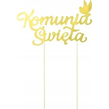 Obraz První Svaté Přijímání zlatý zápich do dortu