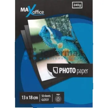 Fotopapír Fotopapír MaxOffice, 13x18 cm, lesklý, 240 g/m2, 50 ks