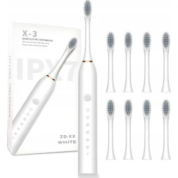 Elektrický zubní kartáček ELEKTRICKÝ SONICKÝ ZUBNÍ KARTÁČEK S MASÁŽÍ + 4 HLAVICE + 6 REŽIMŮ