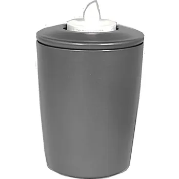 Smuteční dekorace Miniurna na čajovou svíčku. stříbrnošedá