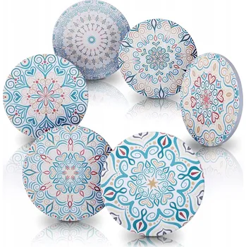 Podšálek pod šálek, hrnek, keramická podložka 6 Ks