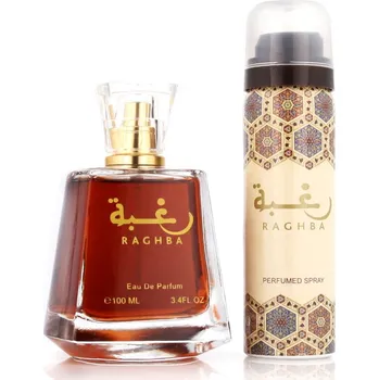 Kosmetická sada Lattafa Raghba EDP 100 ml + DEO ve spreji 50 ml UNISEX