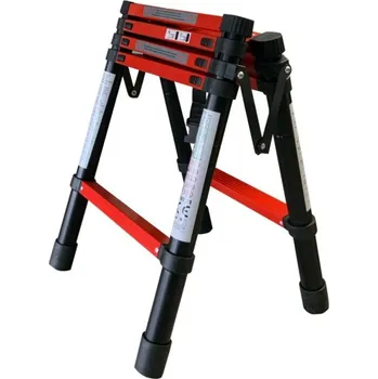 Žebřík Max KME5045B Schůdky teleskopické 4 plus 5 příček