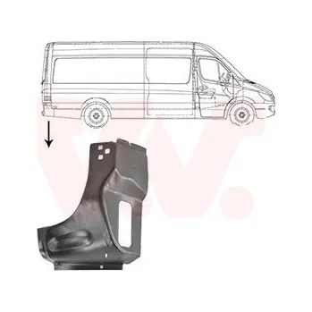 Příslušenství karosérie Boční stěna VAN WEZEL 3077134