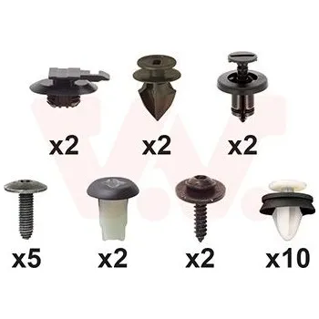 Nárazník Montážní sada, nárazník VAN WEZEL 3396793