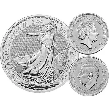 The Royal Mint Stříbrná mince 2 Pounds Britannia 1 Oz
