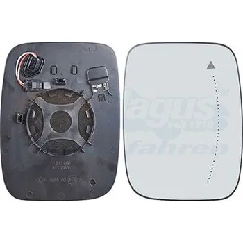 Autosklo Sklo do zrcátka, vnější zrcátko VAN WEZEL 4423836