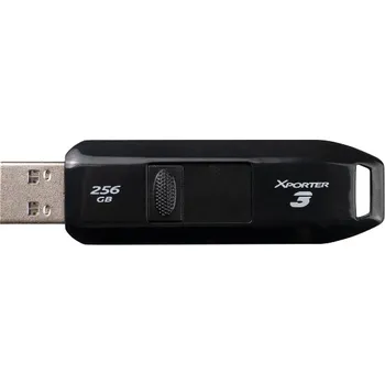 USB flash disk PATRIOT Xporter 3 256GB / USB 3.2 Gen 1 / vysouvací / plastová / černá