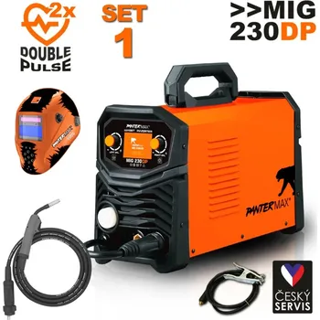 Svářečka Pantermax MIG230DP Svářecí invertor Set 1 (MIG/MMA/TIG)