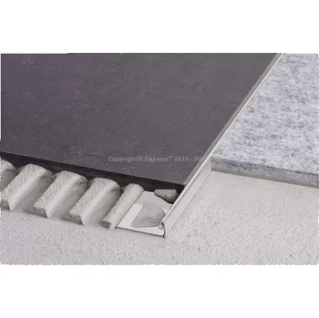 Stavební profil SCHIENE-ES Ukon. profil ( s vymezovačem spáry ), Ušlechtilá...