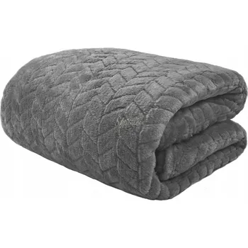 Prostěradlo Deka z mikrovlákna 160 cm x 200 cm, odstíny šedé